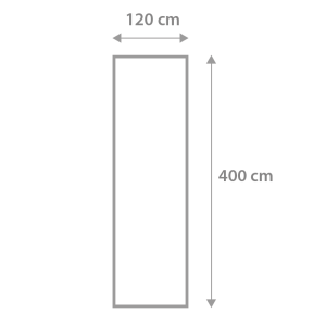 Flagi personalizowane 400x120cm  (pionowa) 