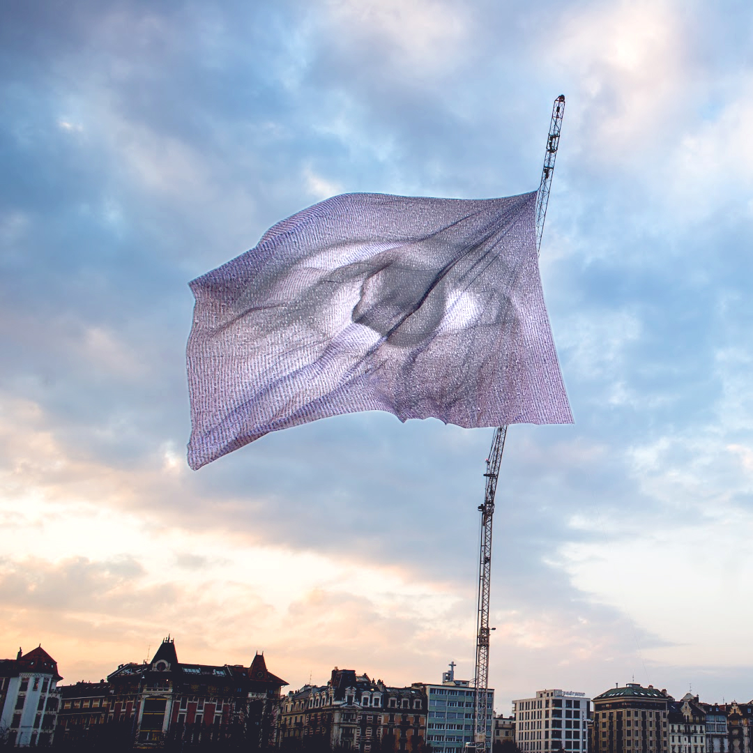 Flaga reklamowa na maszt z nadrukiem – producent flag reklamowych Visix Polska